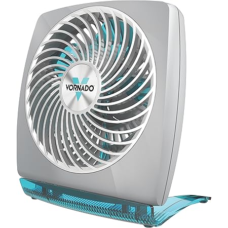 Vornado FIT Personal Air Circulator Fan with Fold-Up Design, Directable Airflow, Compact Size, Perfect for Travel or Desktop Use, Aqua