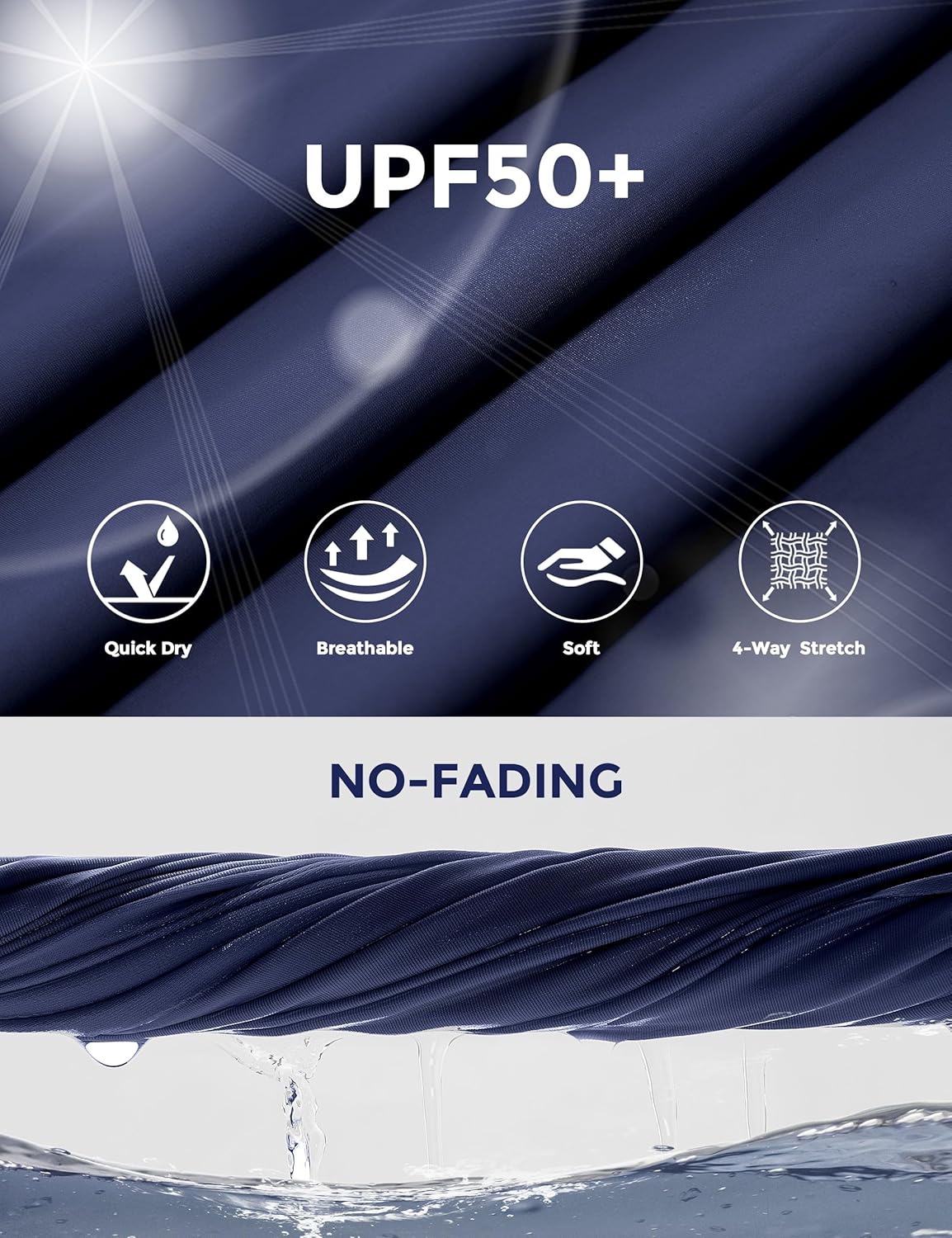 FitsT4 Sports Women's 20'' Swim Skirt Skort with Pocket High Waisted Modest Swimsuit Bathing Suit Bottoms - Image 5