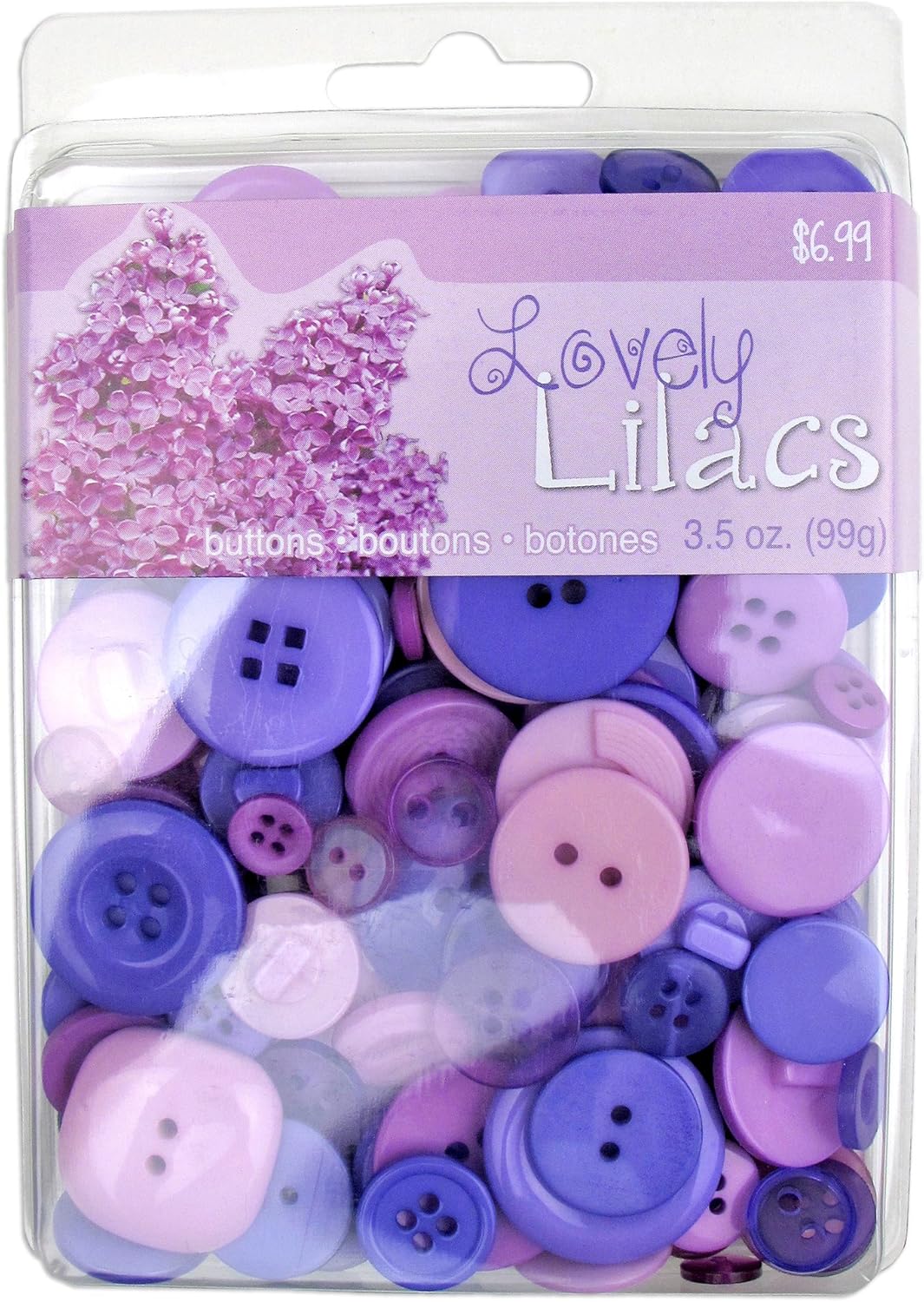 Lilac Buttons Assortment