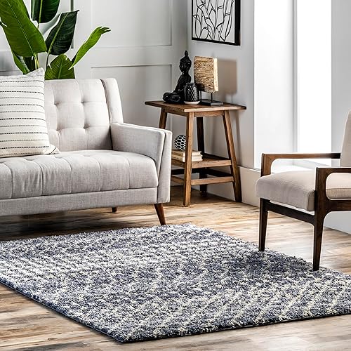 nuLOOM Alfombra marroquí Barbara de pasillo, 2 pies 6 pulgadas x 6 pies, gris