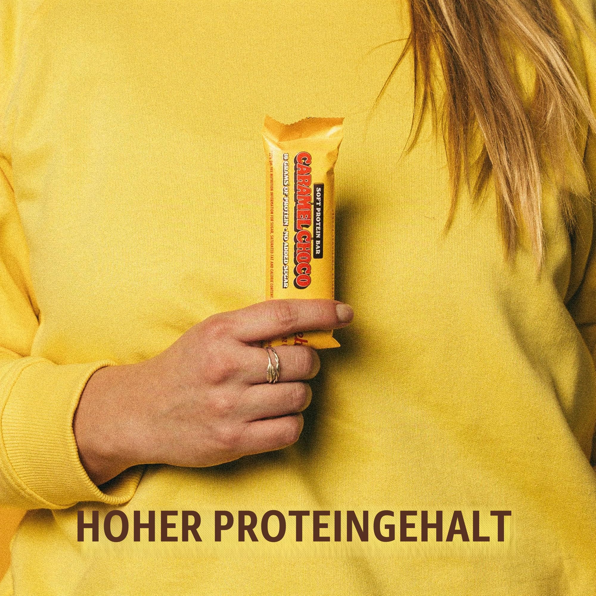 Barebells Soft Protein Bar | zuckerarme Protein Riegel/Eiweißriegel (Caramel Choc, 12x55g)