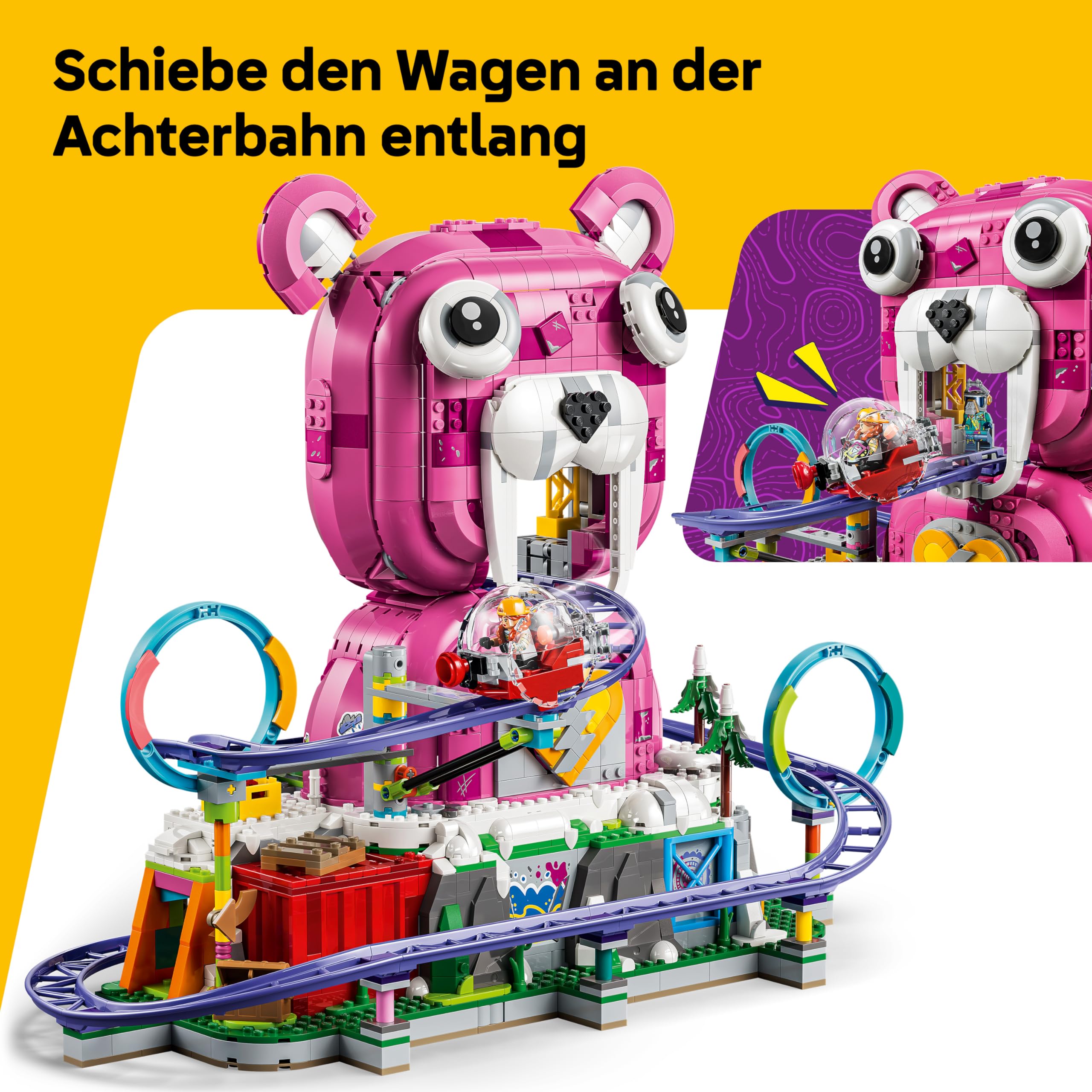 LEGO Fortnite Rave Cave - Interaktives Spielzeug mit Freizeitpark-Modell und 6 Minifiguren - Zimmerdeko für Kinder - Gaming-Geschenk für Jungen, Mädchen und Teenager ab 12 Jahren - 77082