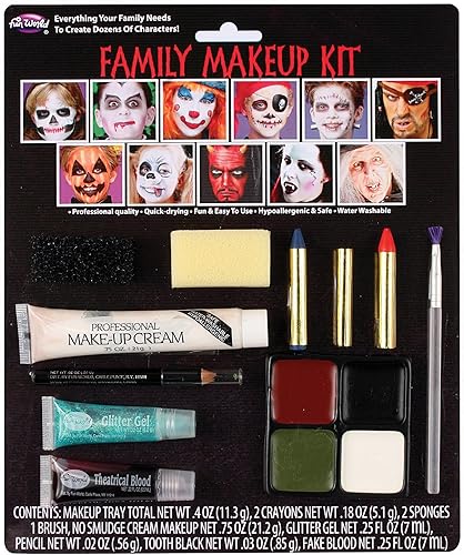 Fun World familia Kit de maquillaje talla única Multicolor