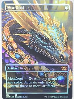 MOX Opal 01 Foil by CB- Alternative Custom Art Artifact MTG