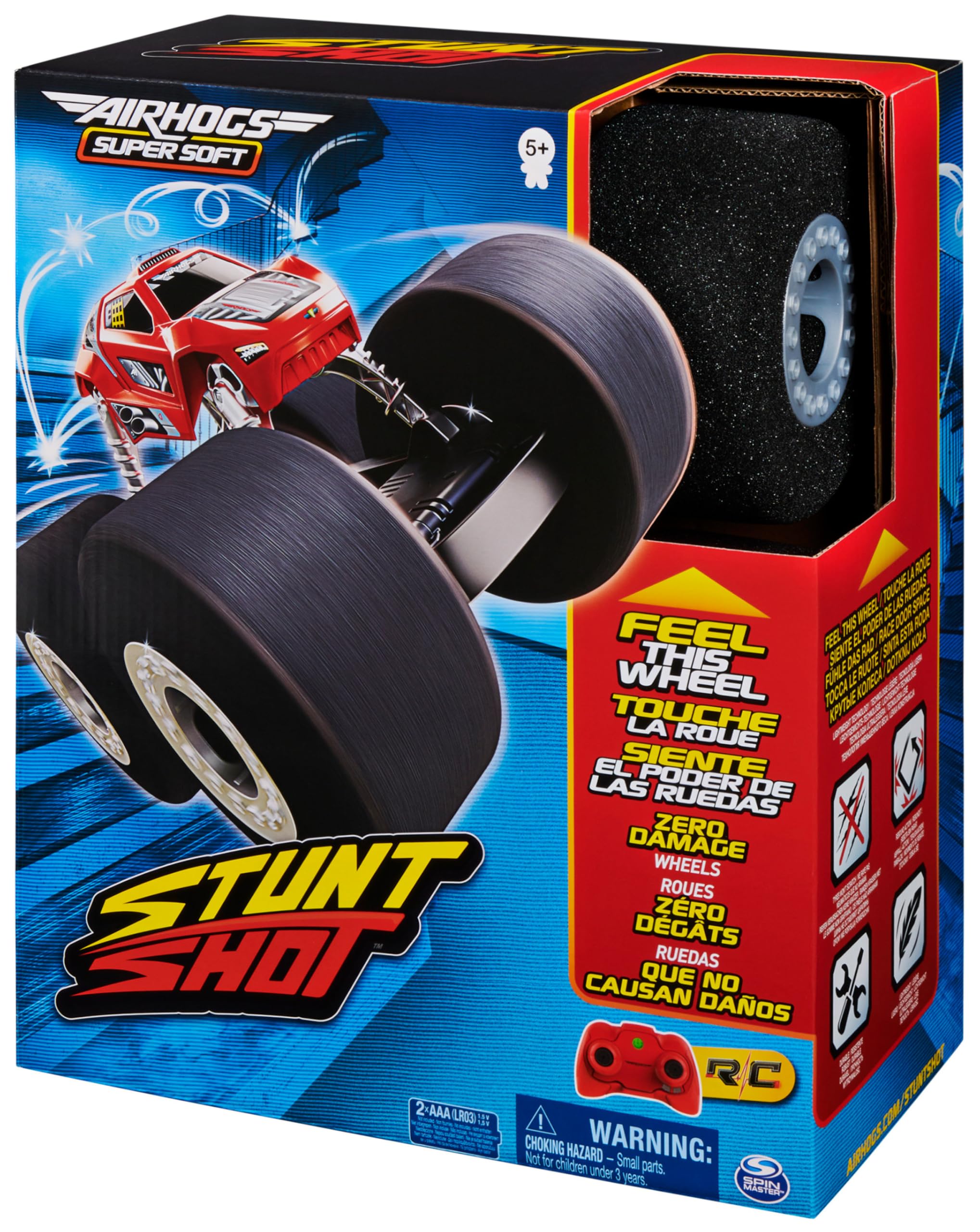 Air Hogs Stunt Shot, Il Radio Comando Che Non Ha Limiti: Leggero e Perfetto per Uso Interno, 6055695