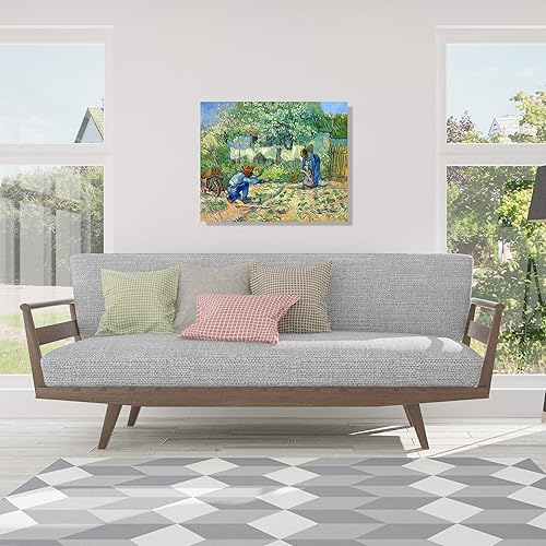 Miniatura 315 de A&T ARTWORK The Starry Night de Vincent Van Gogh. Tamaño del marco: 36 x 30 pulgadas, tamaño de la imagen: 30 x 24 pulgadas, reproducciones clásicas