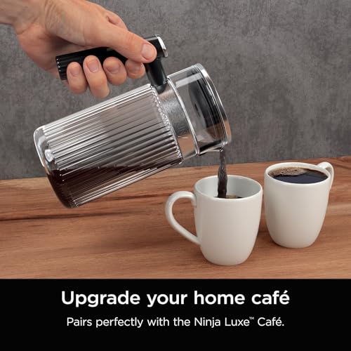 Ninja Luxe Café 28 oz. Shareable Pitcher, for Espresso and Coffee, Glass Carafe, Hot or Iced, Espresso Machine Accessories, XSKSHRBLEPTCHR by Ninja - Image 5