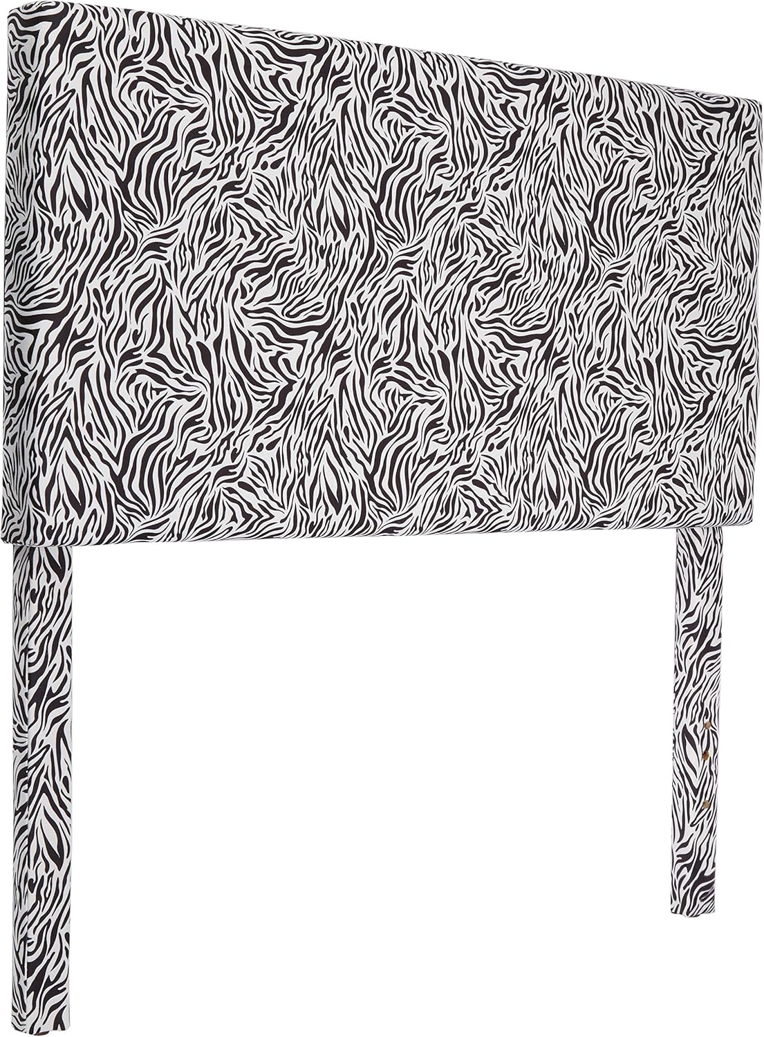 American Original Zebra Headboard, Black, 41.5" x 42
