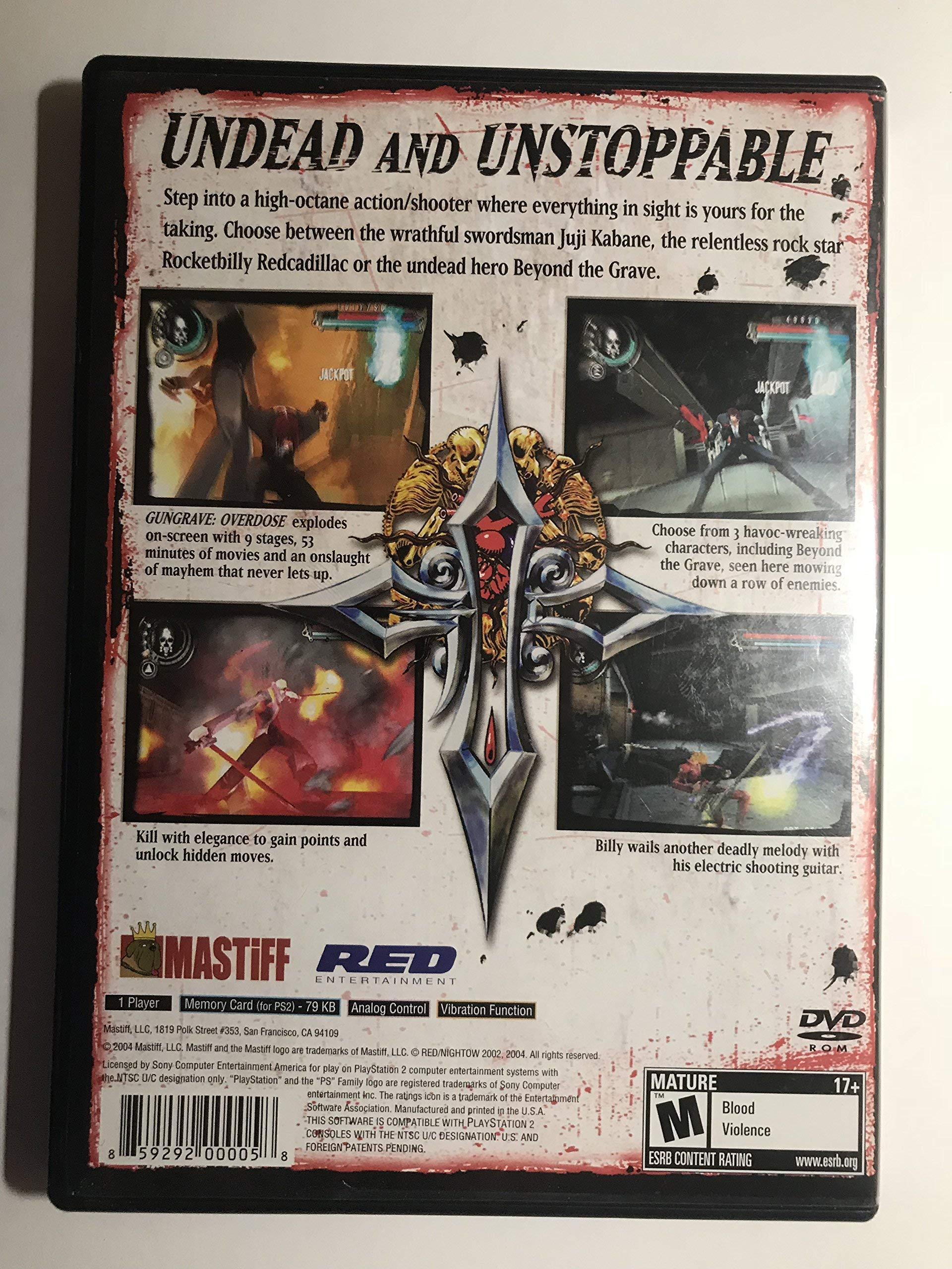 Jeu PS2 Gungrave G.O.R.E VF [Complet] - Bon état - PlayStation 2