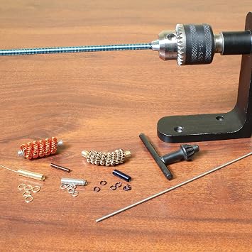 The Beadsmith EZ Coiler Pro Wire Elements Includes Mountable Base, 2 Mandrels, Chuck Key, Instructions, and a Storage Case Create Jump Rings, Coiled Beads, Beaded Coils, and Spirals