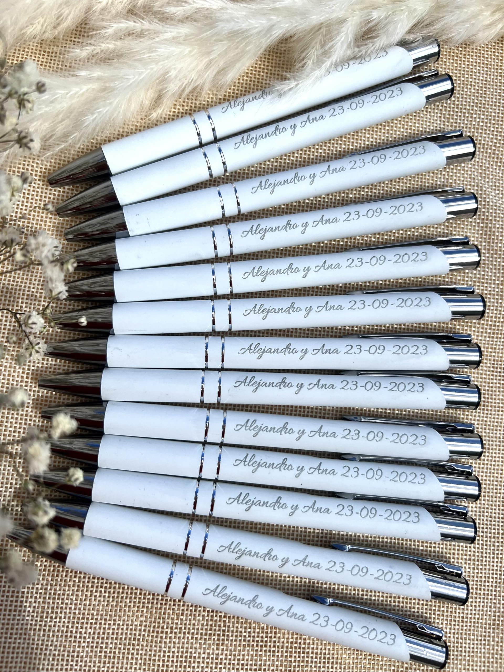 Uvimark | 50 Bolígrafos Personalizados | Artículos publicitarios | Merchandising | Regalos de Empresa | Detalles de Boda | Bolígrafos Personalizables
