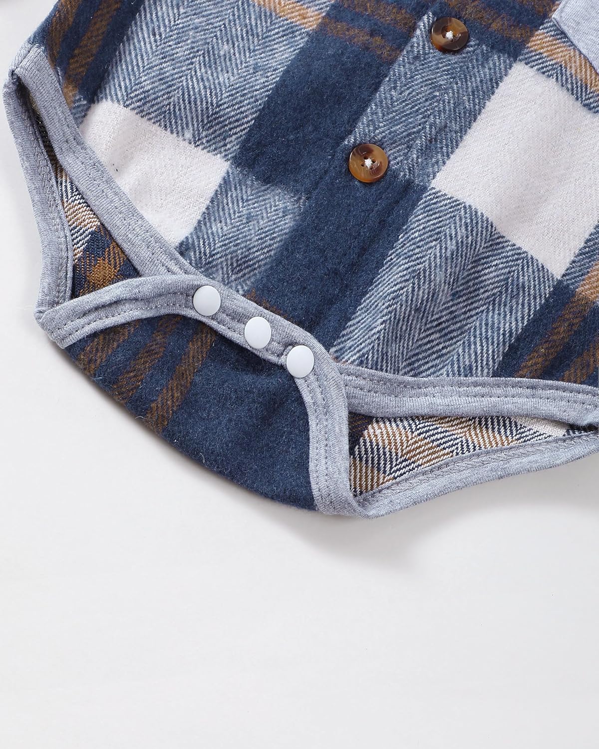 Renotemy Newborn Baby Boy Clothes Infant Boy Outfits Baby Hoodie Romper Fall Winter 0 3 6 9 12 18 Months Baby Clothes for Boy - Image 6