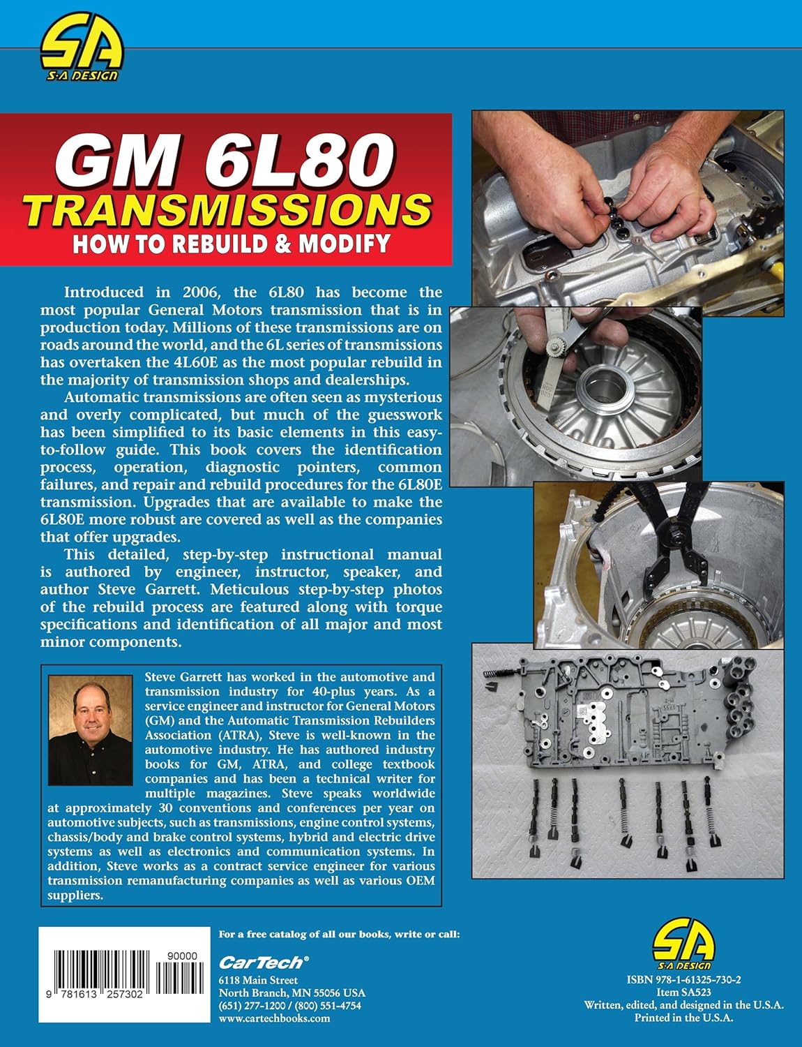 GM 6L80 Transmissions: How to Rebuild & Modify (Sa Design, SA523)      Paperback – January 14, 2022