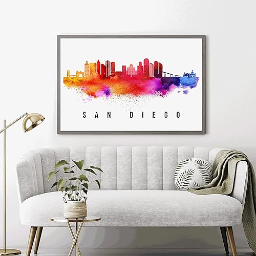 Miniatura 10 de Póster de Kansas City Skyline Missouri, pintura de paisaje urbano de Kansas City, póster de Kansas City Missouri, impresión de paisaje urbano y