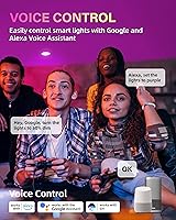 Vista 2 de 12 Pack Black Smart Recessed Lighting 6 Inch, Ultra-Thin 6 Inch LED Recessed Lights12W 1200LM Smart Downlight with Junction Box, Compatible with