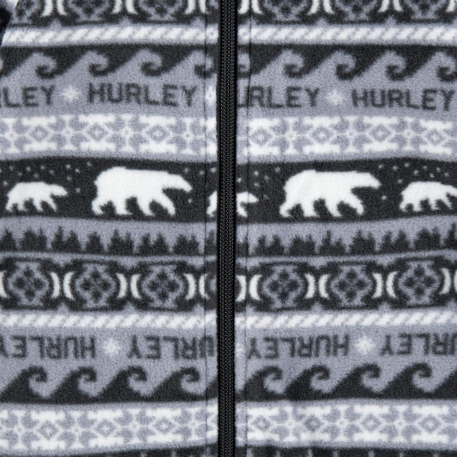 Hurley Baby Boy's Long Sleeve Hooded Coverall - Image 3