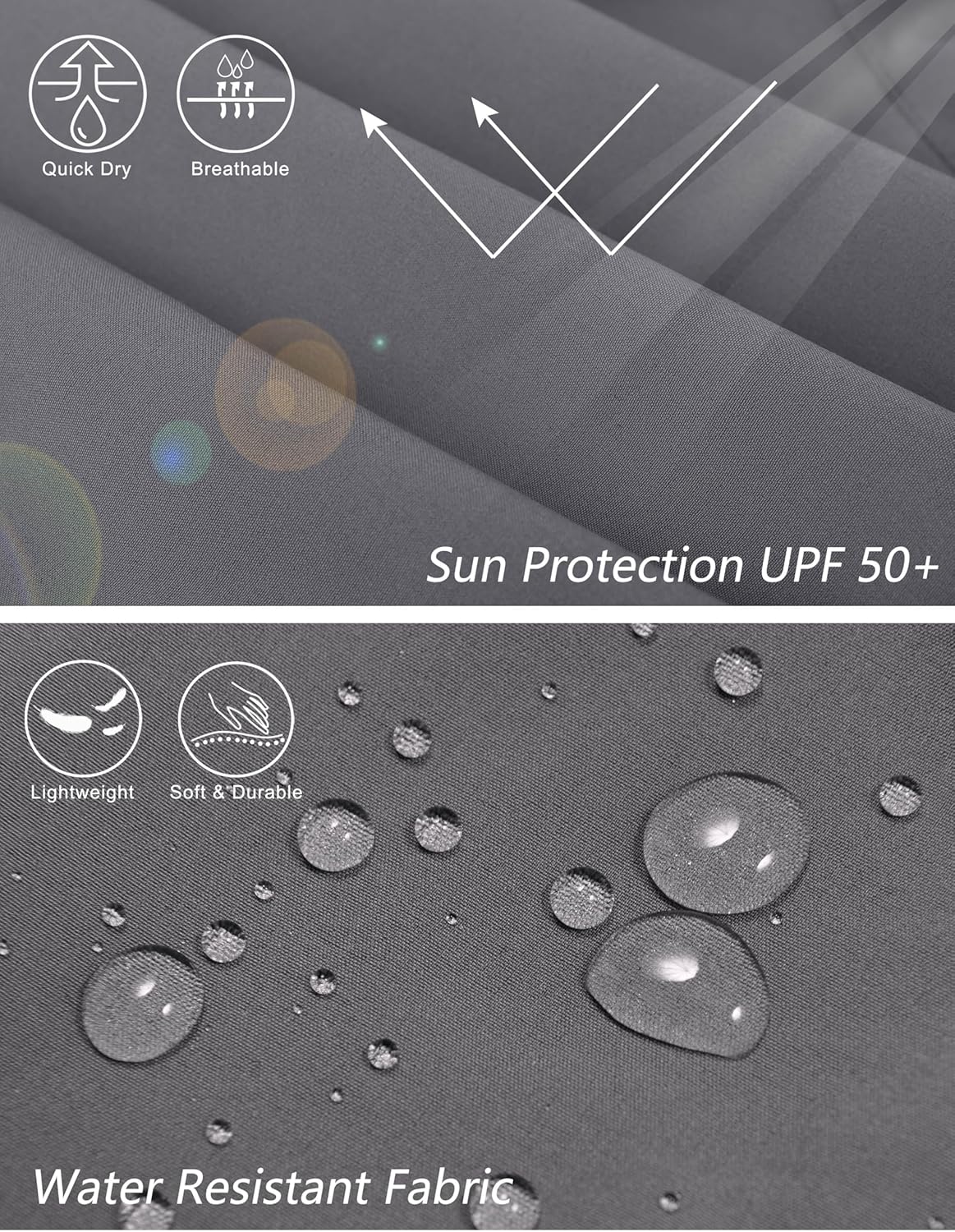 Little Donkey Andy Men's Stretch Quick Dry Cargo Shorts for Hiking, Camping, Travel - Image 3