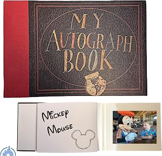 Autograph book photo album Combo. Disney World Accessories for Trip to Disneyland or Disney Cruise Essentials
