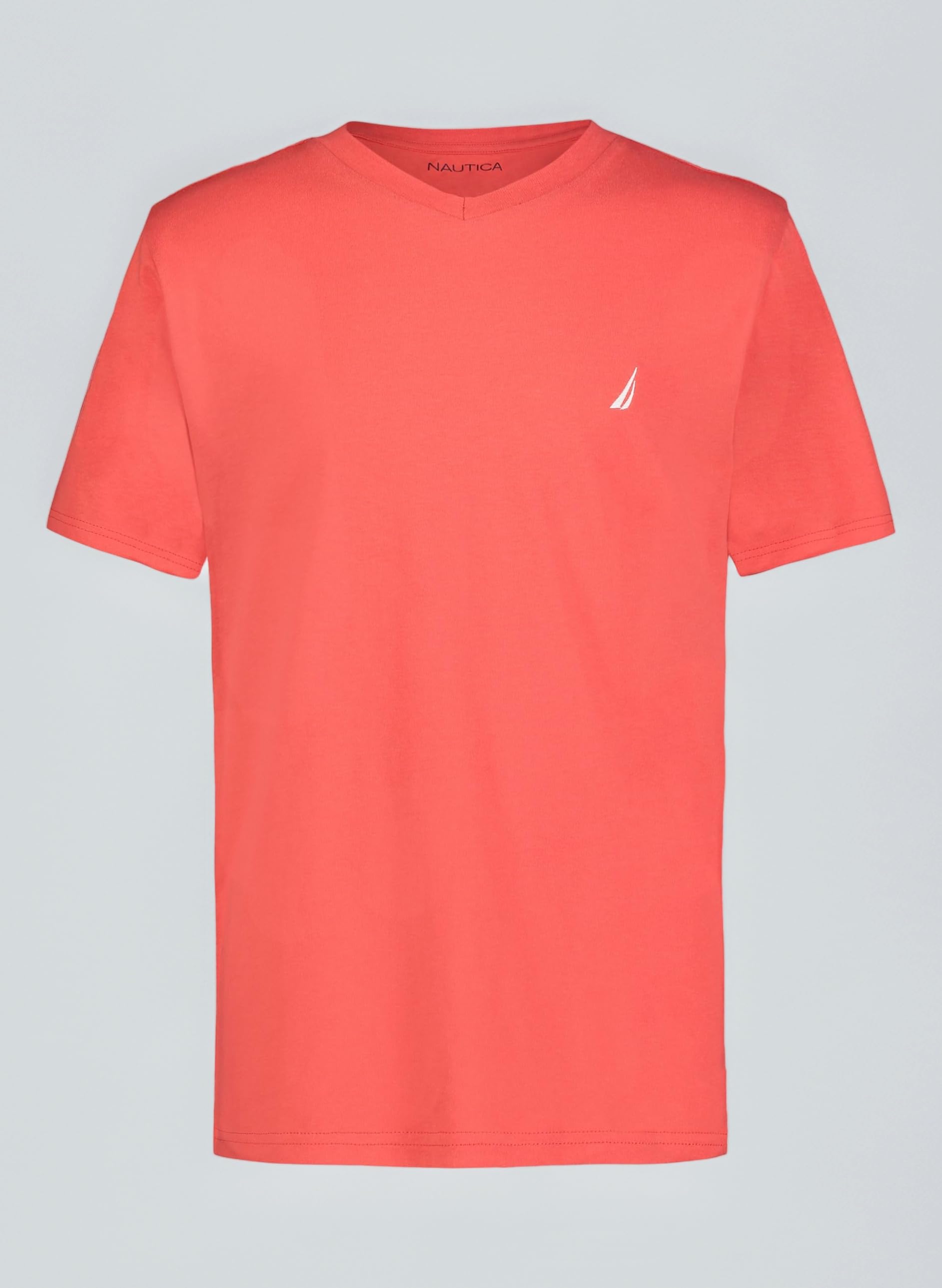 Boy's Short Sleeve Solid V-Neck Tee Shirt (Pack of 1)