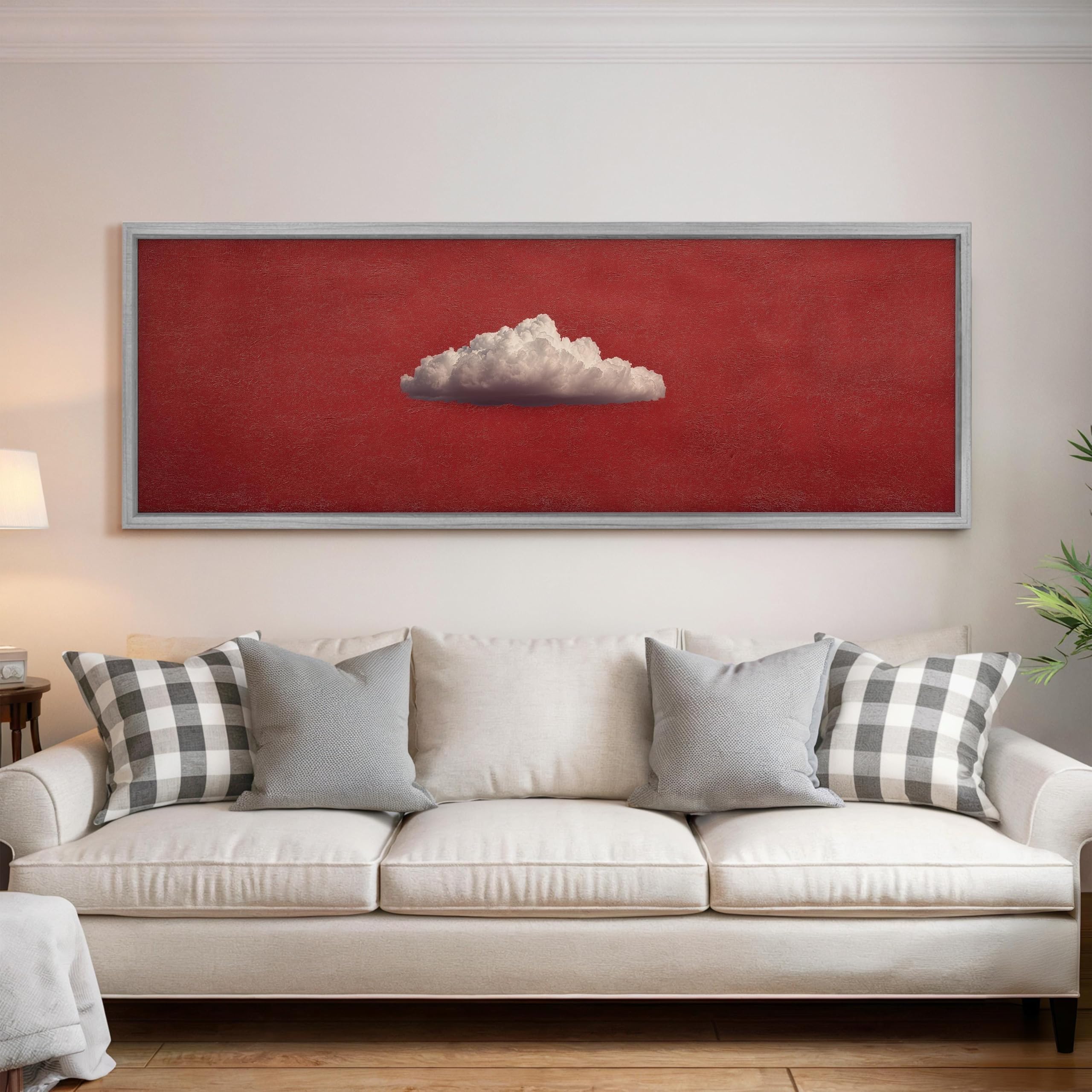 Impression panoramique large et tableau surréaliste de nuages - 8