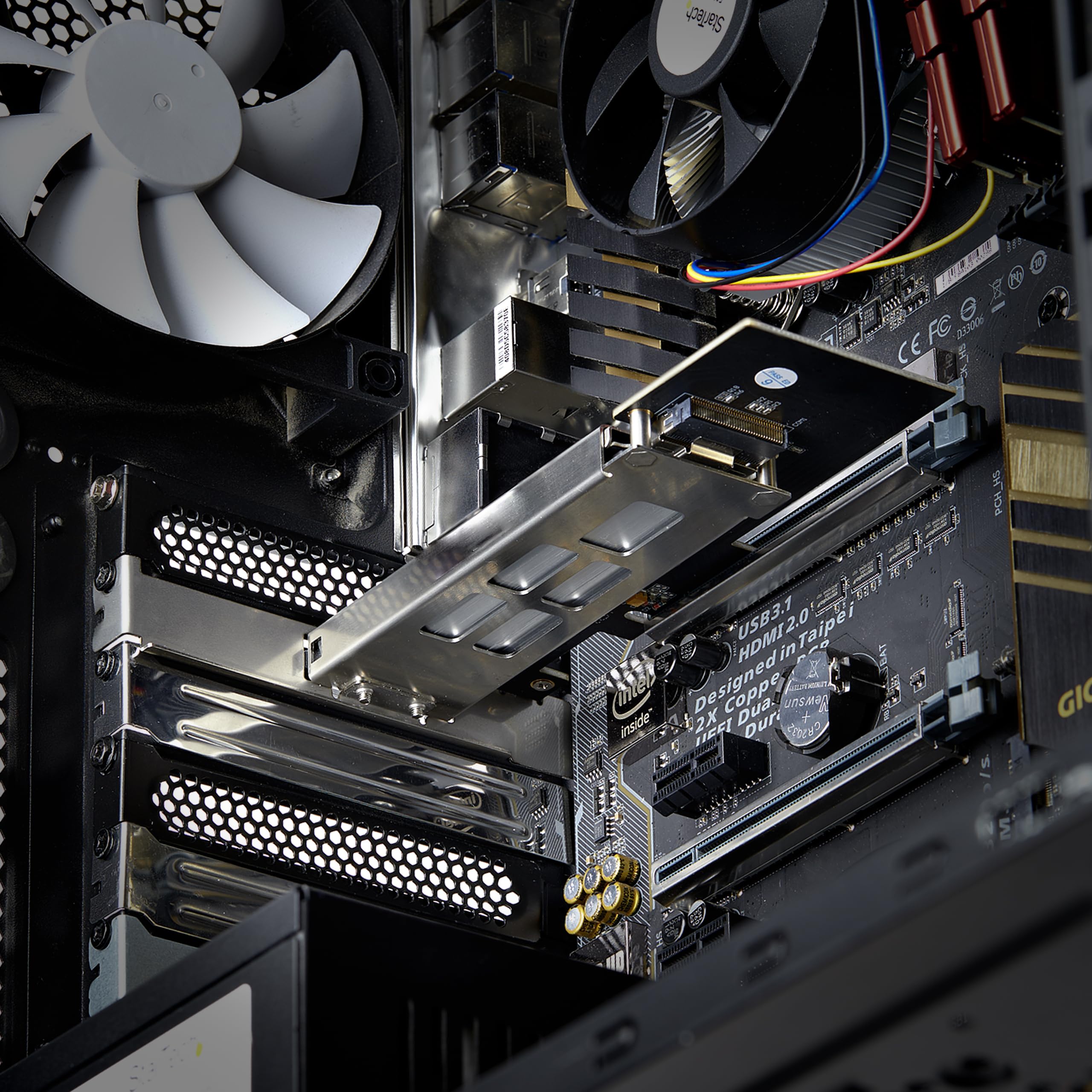 StarTech.com Rack rimovibile per SSD M.2 NVMe a PCIe x4 / Backplane mobile per slot di espansione PCI Express, Installazione senza attrezzi, Alloggiamento PCIe 4.0/3.0 Hot-Swap, Blocco a chiave (M.2