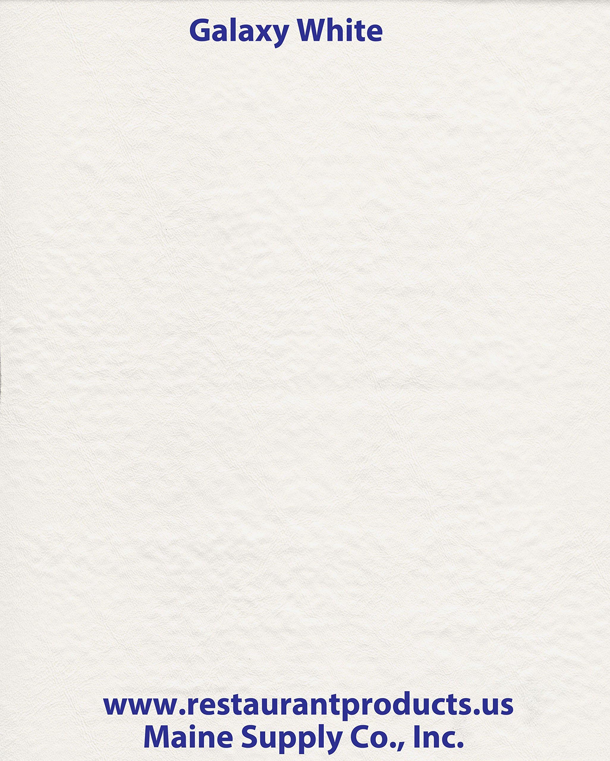 White 6 Gauge Vinyl Tablecloth Roll 54" X 45'