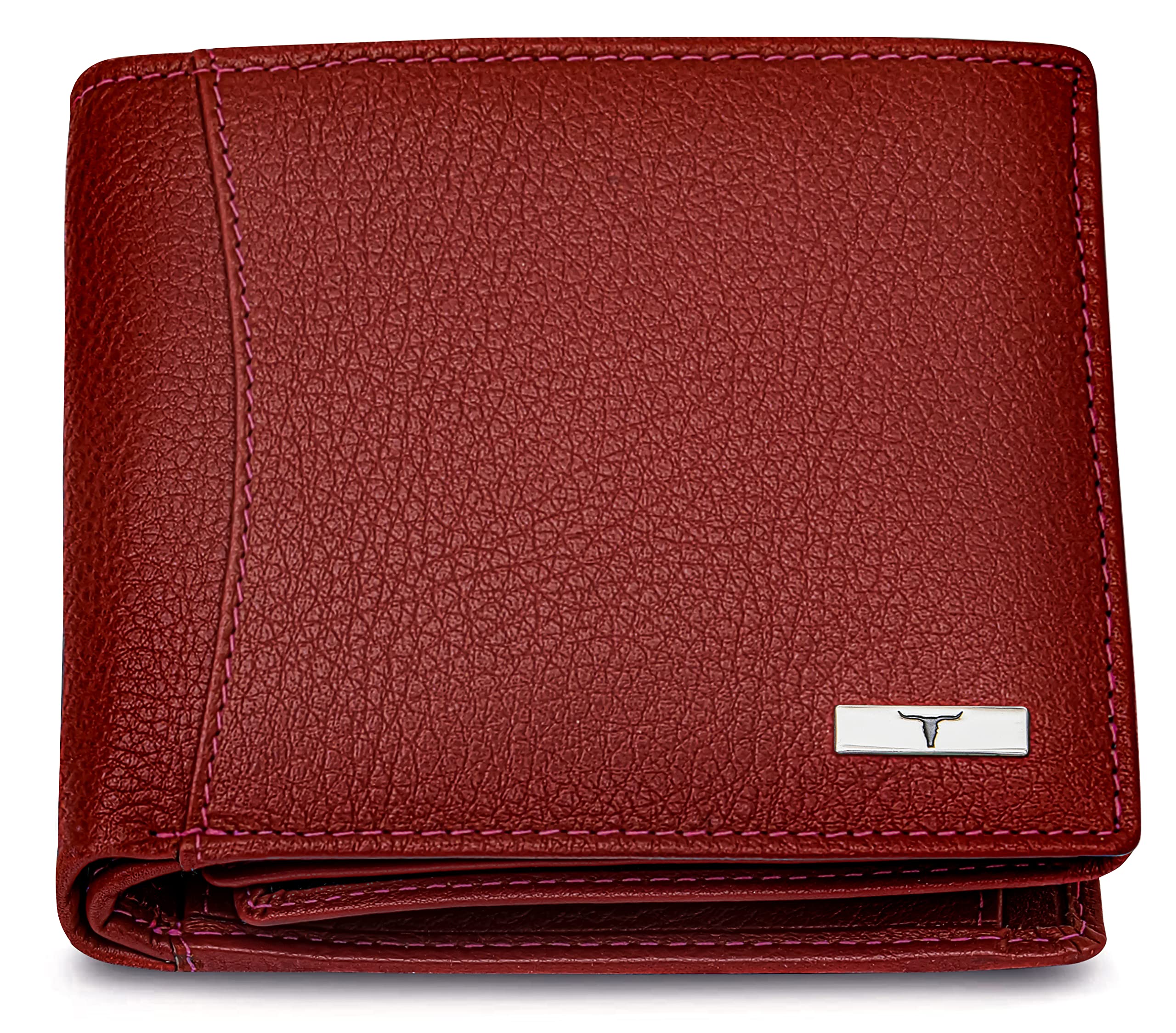 Oliver Red Leather Wallet for Men