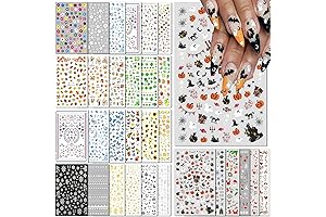 30 Sheets Nail Art Stickers for the Holidays