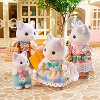 Vista 8 de Calico Critters - Familia de gatos Latte - Set de 4 figuras coleccionables para edades 3+