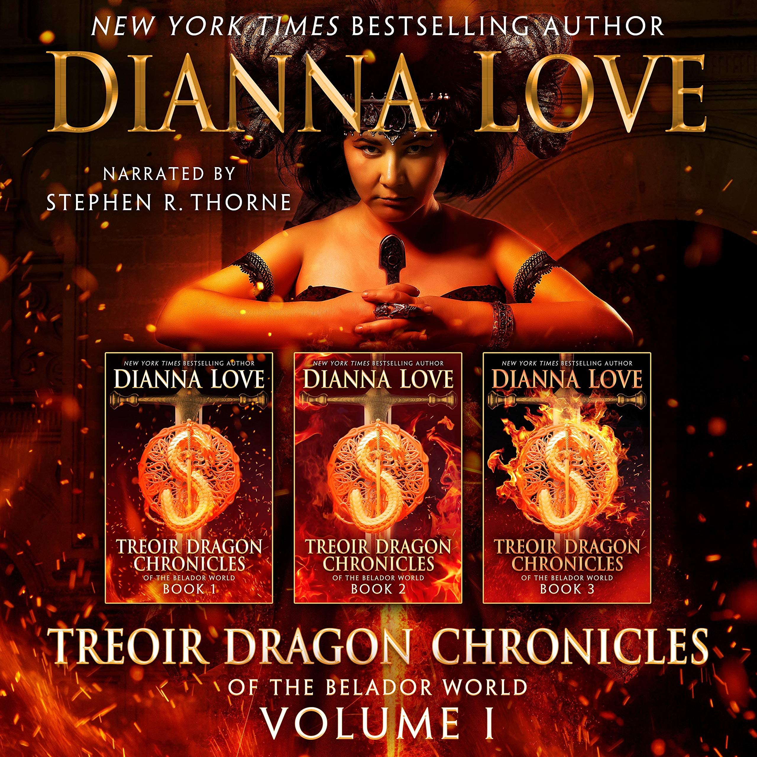 Cover art for Treoir Dragon Chronicles of the Belador World: Volume I, Books 1-3