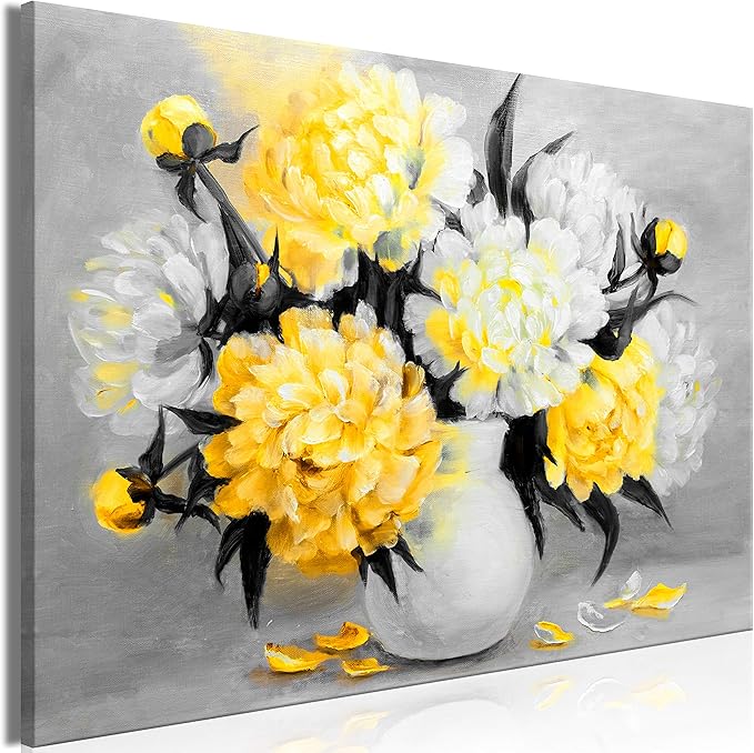 murando Canvas Wall Art Flowers 90x60 cm / 36"x24" 1 pc. Nonwoven