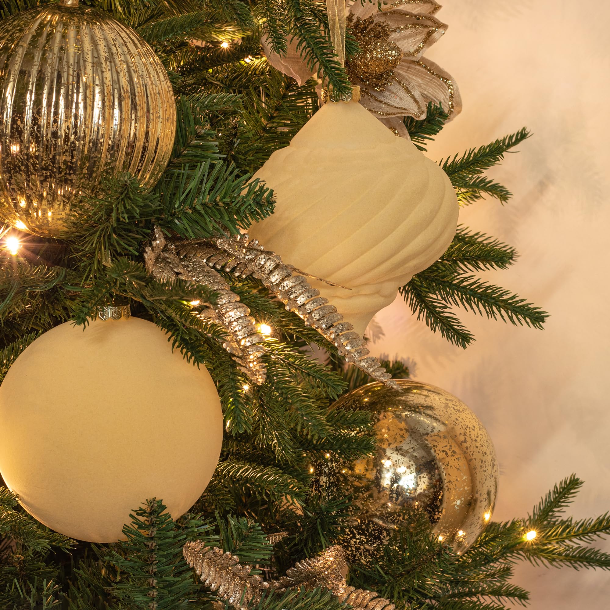 4 Stuck weihnachtskugeln Kunststoff 15cm groß XXL christbaumkugeln Plastik fur weihnachtsbaumschmuck weihnachtsdeko shatterproof Basteln