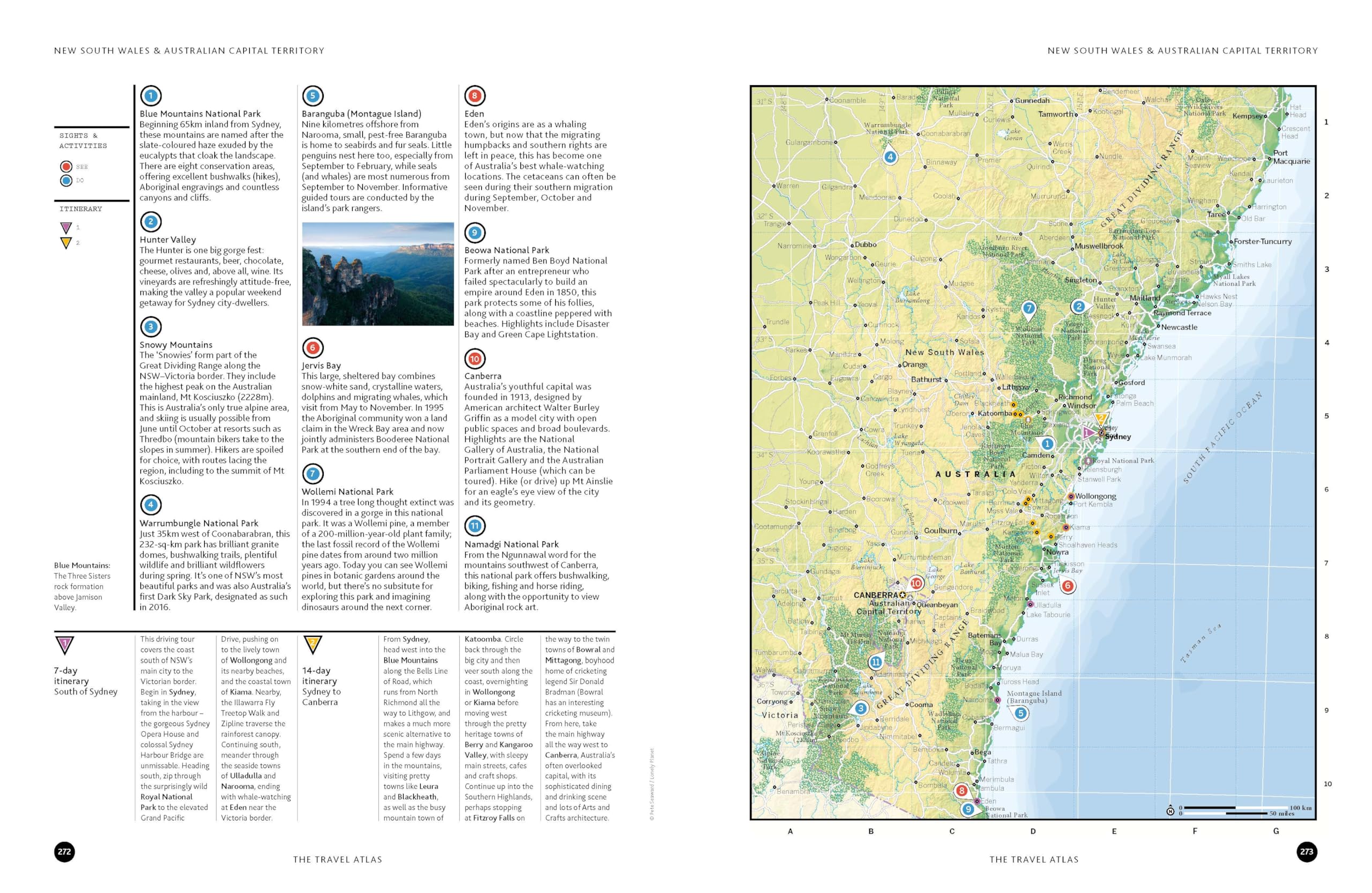 The Travel Atlas 1ed -anglais-: 205 Comprehensive Maps for Every Country on Earth | Itineraries from 2 Days to 2 Weeks | Trip Planning Tools & Recommended Activities