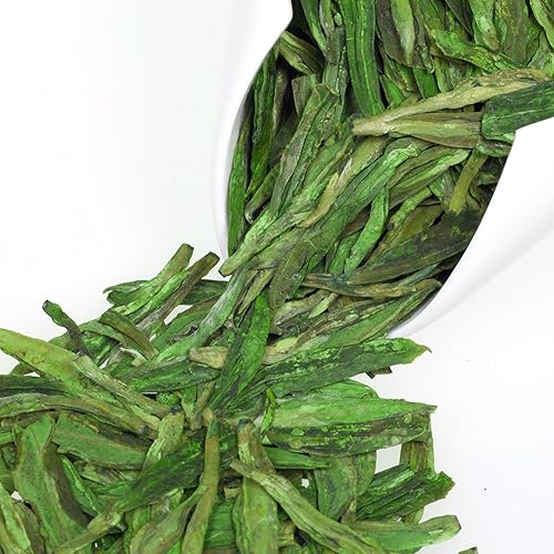 Miniatura 2 de ELITEA Té Verde Hoja Suelta Calidad Dragón Bien Té Verde Xi Hu Long Jing China Famoso Té Verde a Granel 71 Onza