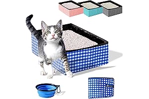 Pet Fit For Life Collapsible Cat Travel Litter Box