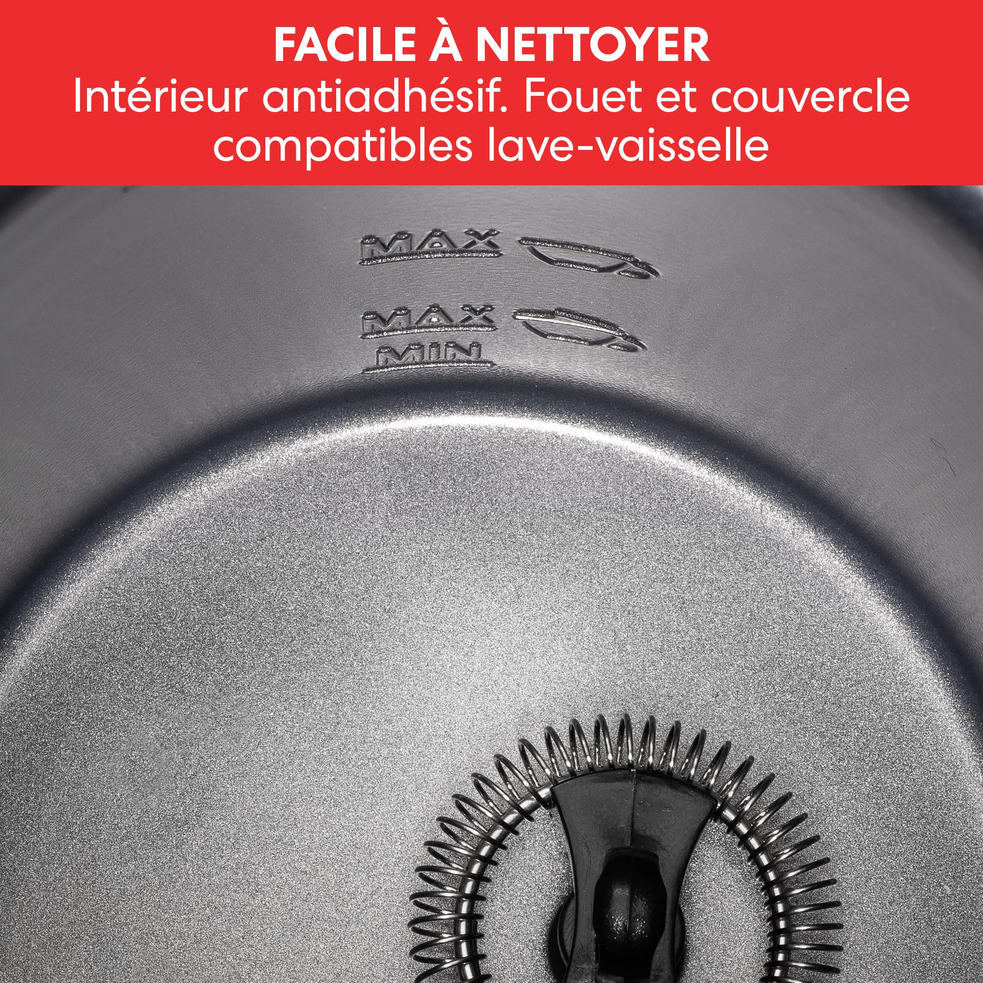 Mousseur à Lait Électrique 4-en-1 – Mousse Chaude/Froide, Lait Chaud Pour Cappuccino & Latte Art