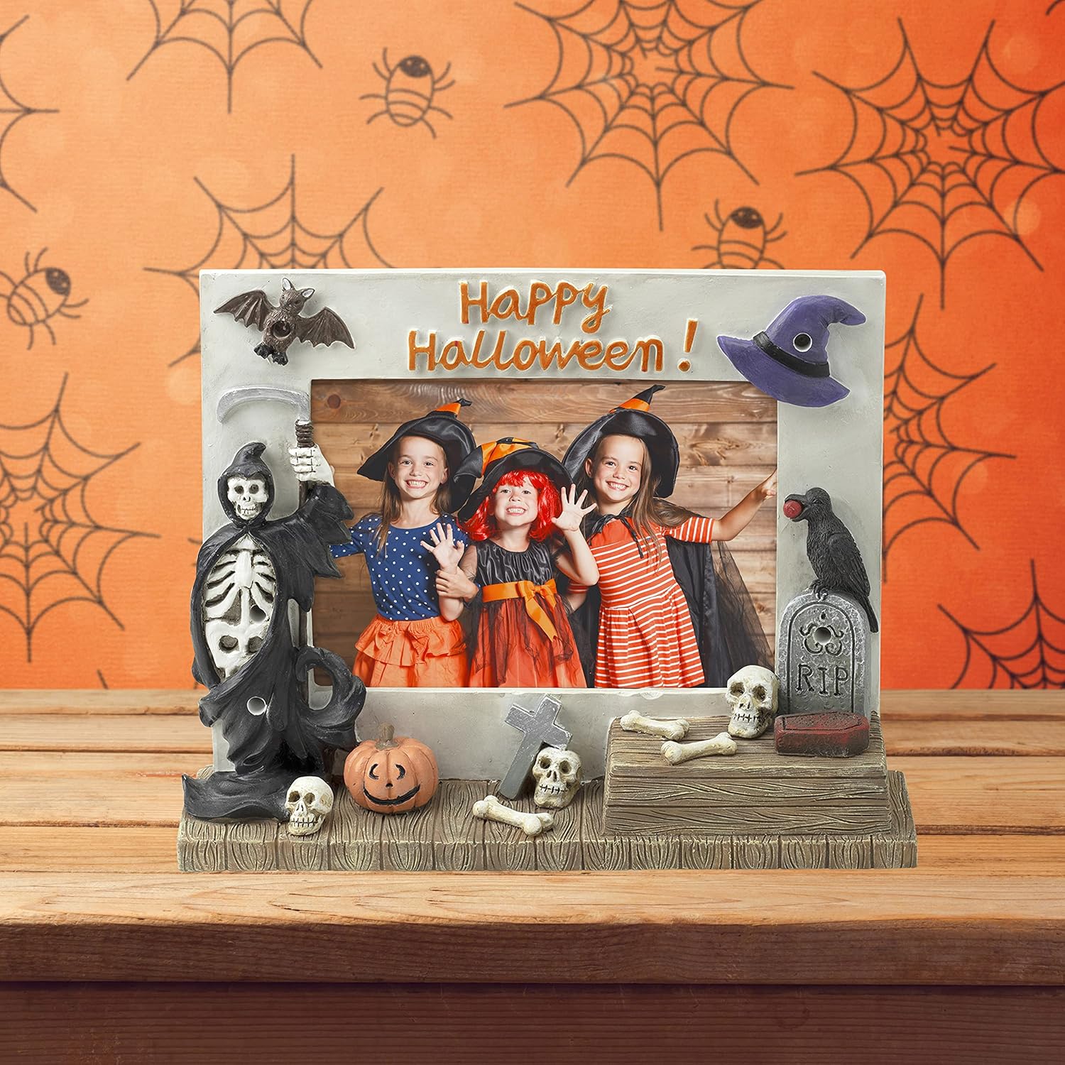 Halloween Light Up 6" x 4" Picture Frame
