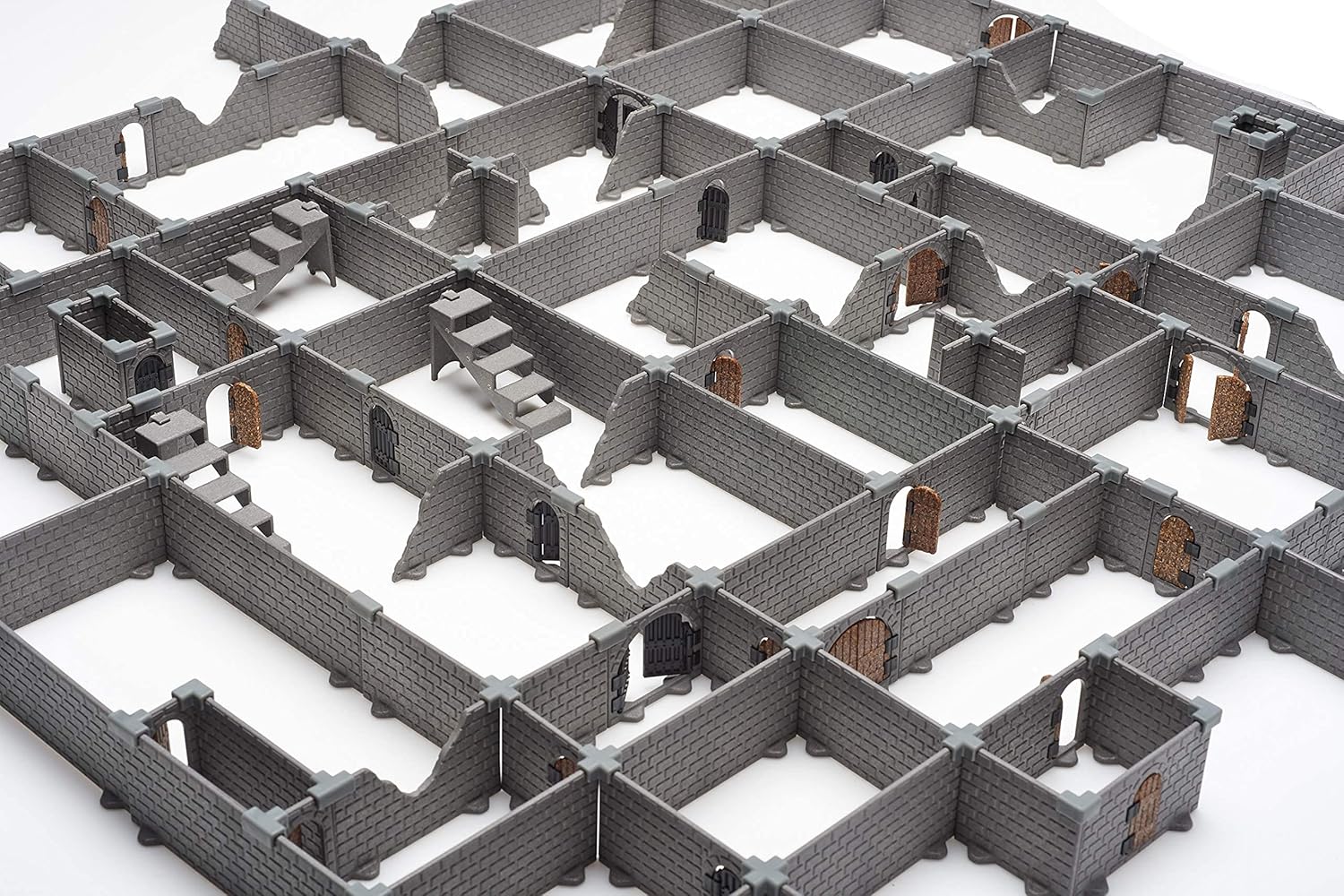 Prоduсt Dеаl Modular Dungeon System: Tabletop & RPG Terrain Game Set for Dungeons & Dragons, Pathfinder, Castles & Crusades, 13th Age, Runequest, Asunder, Zombicide, and More! - Knight Set (460+ Pieces 1008 sqin)
