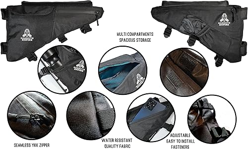 Miniatura 4 de MAMMOTH EMPIRE Bolsa de bicicleta Bolsa triangular de bicicleta Bolsa de almacenamiento para bicicleta Bolsa de marco de bicicleta Bolsa para MTB