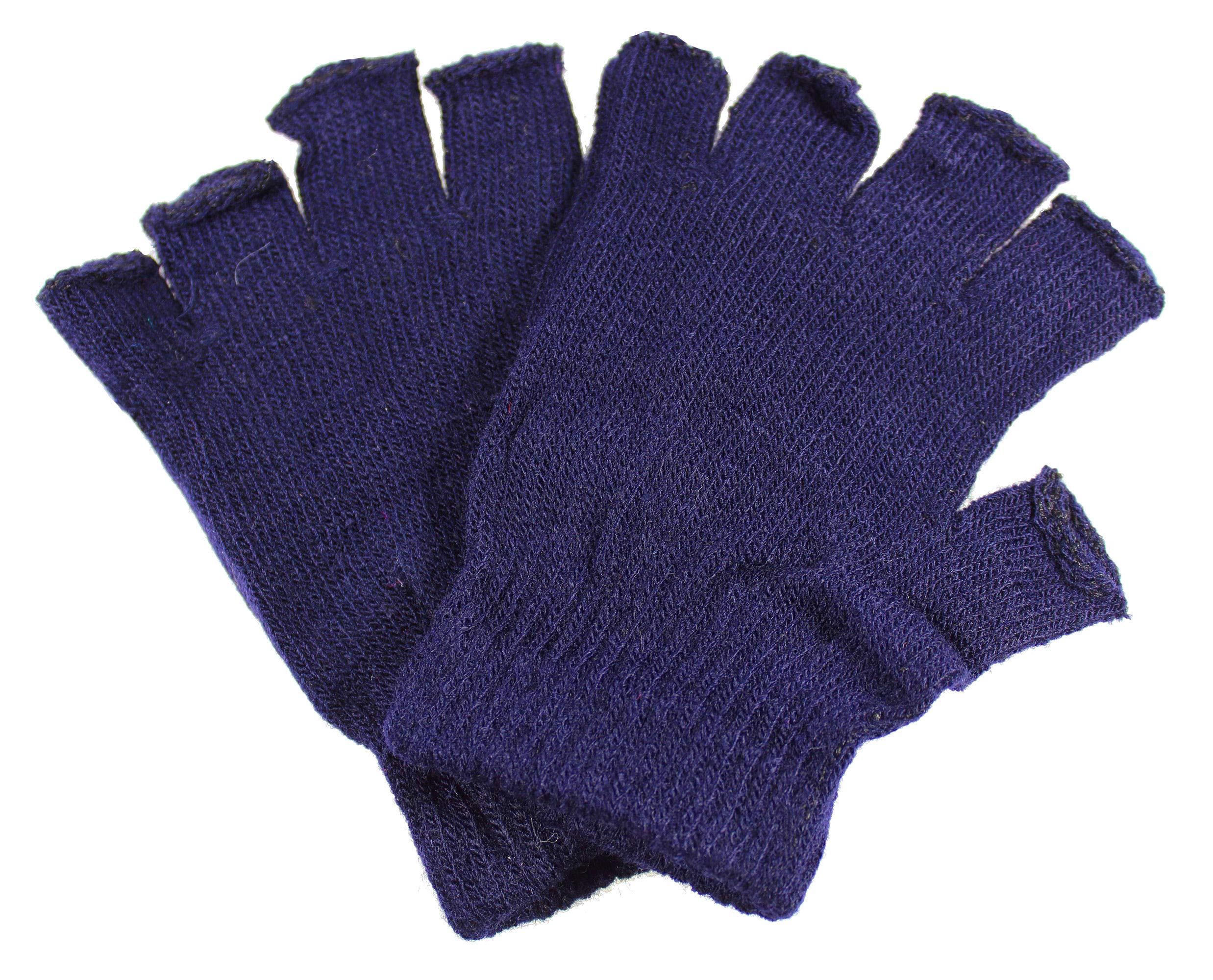 Gelante Guantes mágicos clásicos de punto sin dedos para adultos, lote al por mayor, 12 pares