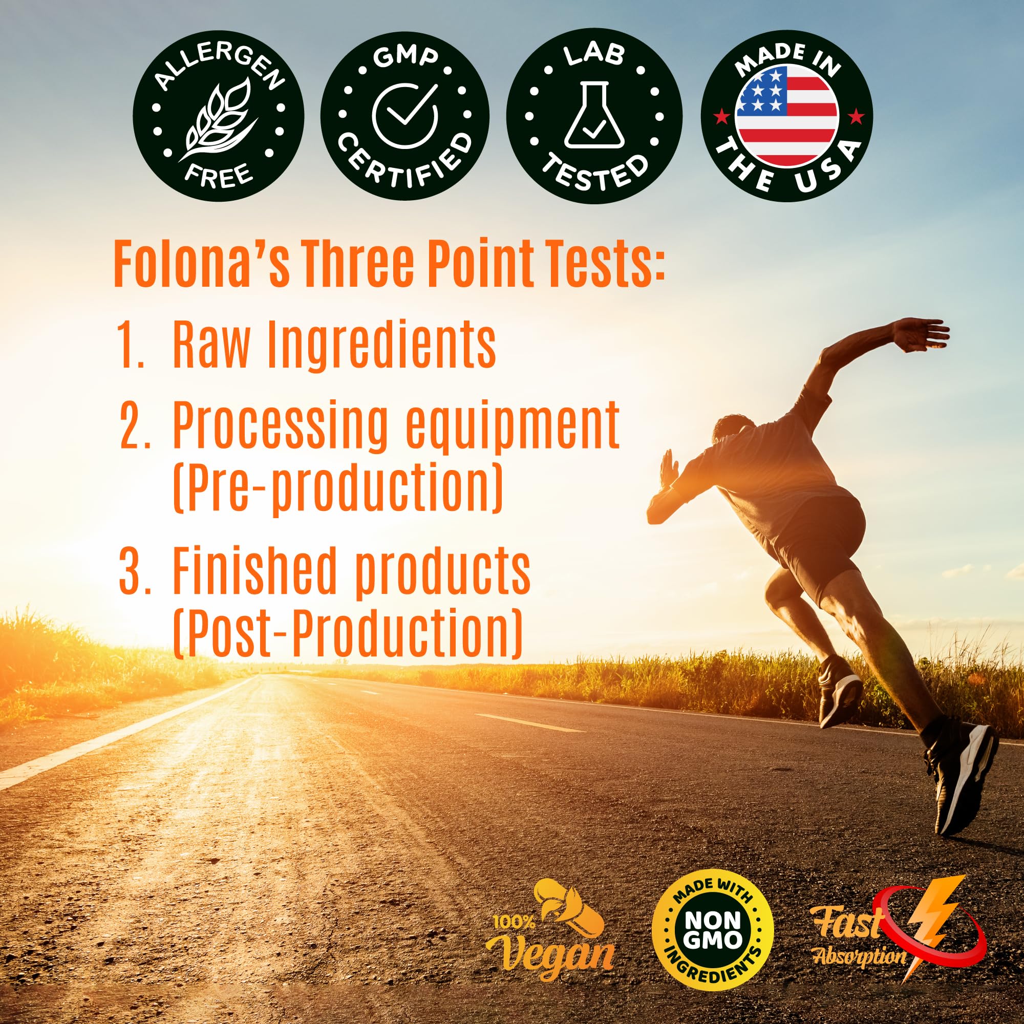 FOLONA Creatine HCL with Shilajit for Men & Women, Fitness Support, 120 Caps — Amazon image 7
