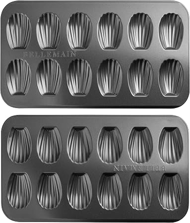 Bellemain Madeleine Pan | 12-Well Madeleine Mold Makes 12 Madeleine