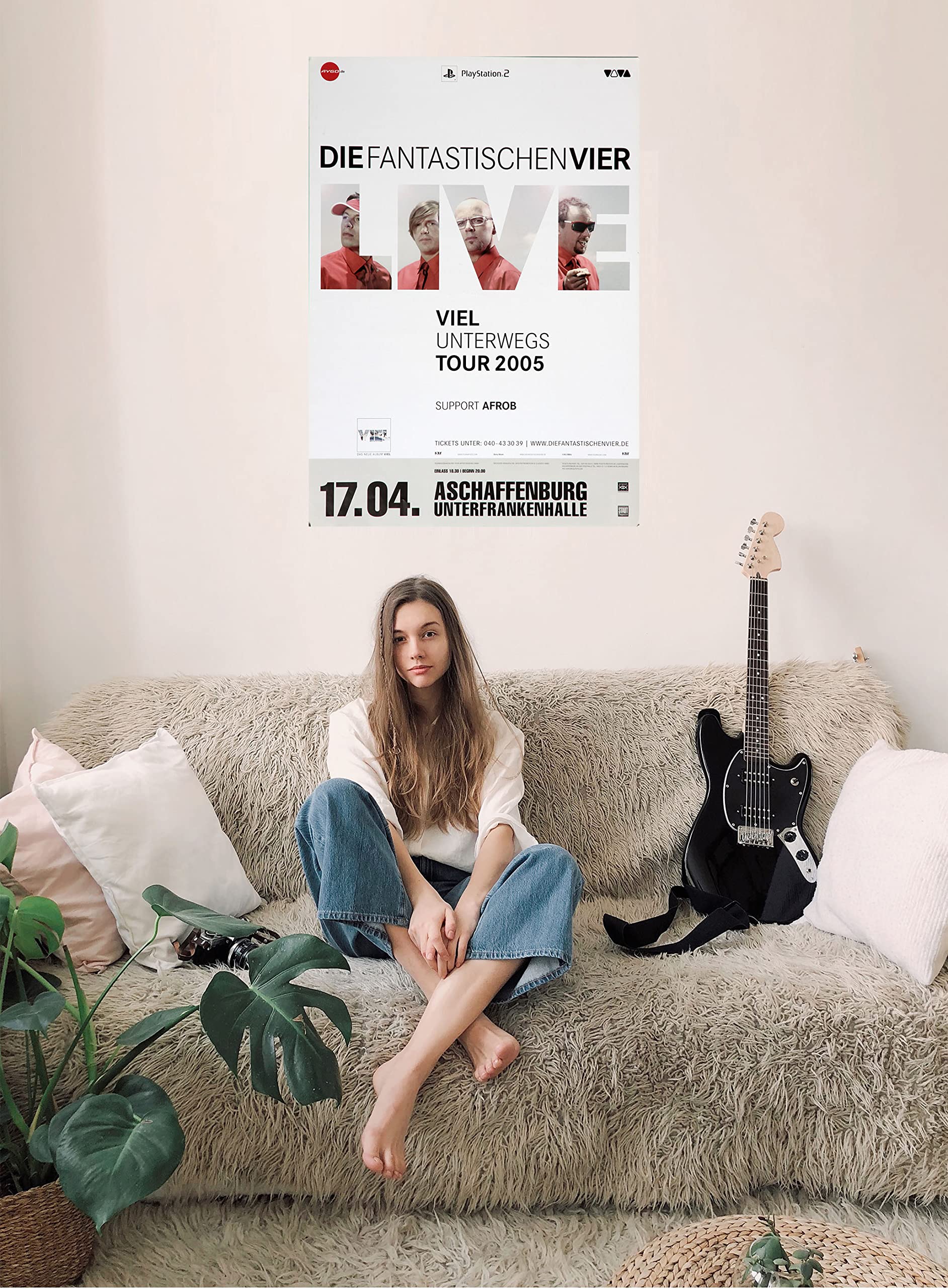 Premium Poster/Plakat | DIN A1 | Wanddeko | Live Konzert Veranstaltung » Die Fantastischen Vier - Viel Unterwegs Tour 2005, Aschaffenburg 2005 «