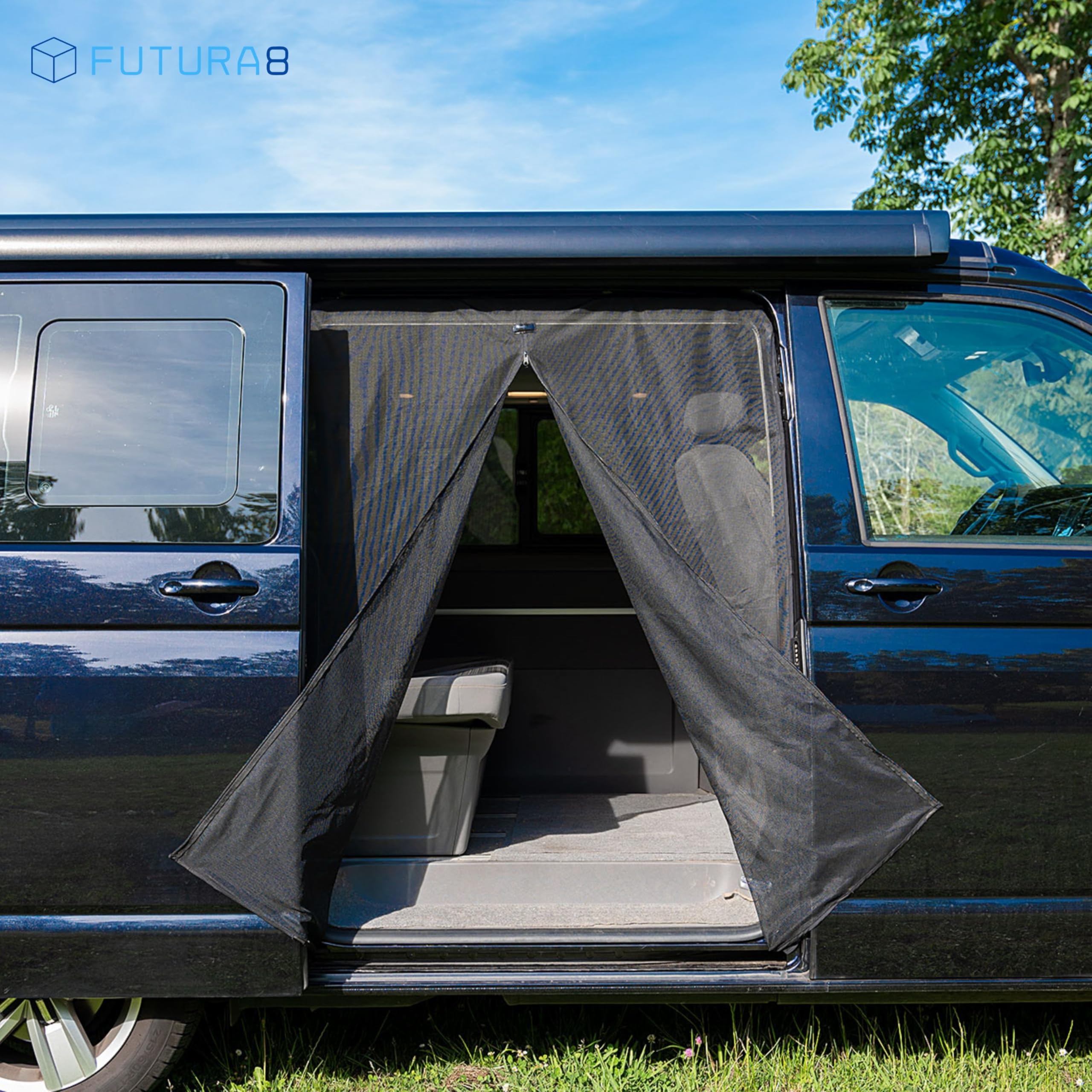 Kleptent Instant Douchetent zonder buizen, voor VW T5 T6 - Webwinkel en werkplaats voor camper accessoires