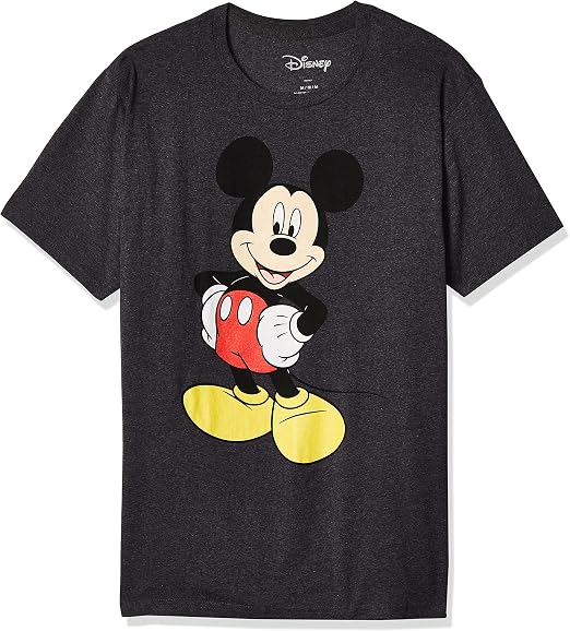Disney Mens Mickey Wash Short Sleeve T 