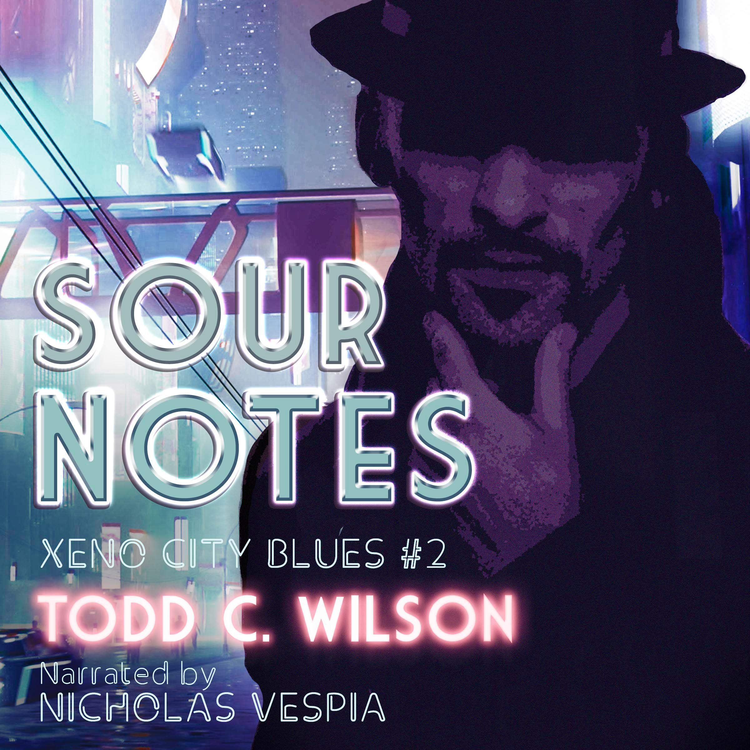 Cover art for Sour Notes: A Space Opera Noir Novella