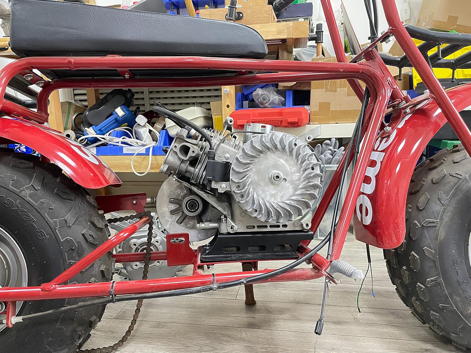 Aluminum Flywheel 10krpm for Predator 212cc 200cc 224cc Non Hemi Cast,Fit Honda GX200,69730 69736 Aluminum,For Coleman Mini Bike CT200U BT200X CT200U-EX Minibike Performance Parts