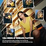 Marshall Major V Écouteurs sans fil à l'oreille avec 100+ Heures de jeu - brun