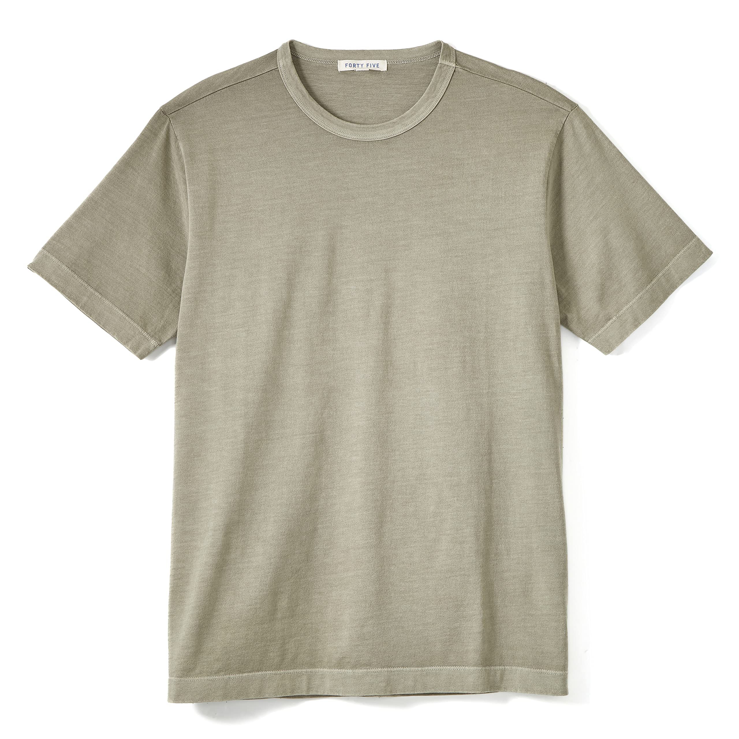HuckberryForty Five Men's Supima Crew T-Shirt, Short Sleeve, Preshrunk Cotton
