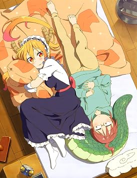 12" x 15" Kobayashi-san Chi no Maid Dragon - Miss Kobayashis Dragon Maid Anime Poster